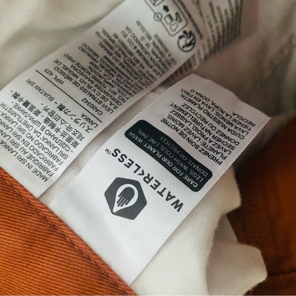 Levi’s Premium Baggy Trousers in Baked Clay Twill -Brown Size 28x31 - Picture 14 of 16